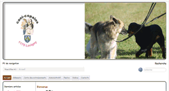 Desktop Screenshot of cani-copains.com